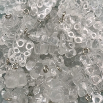 Gummy bear charm transparent, per piece